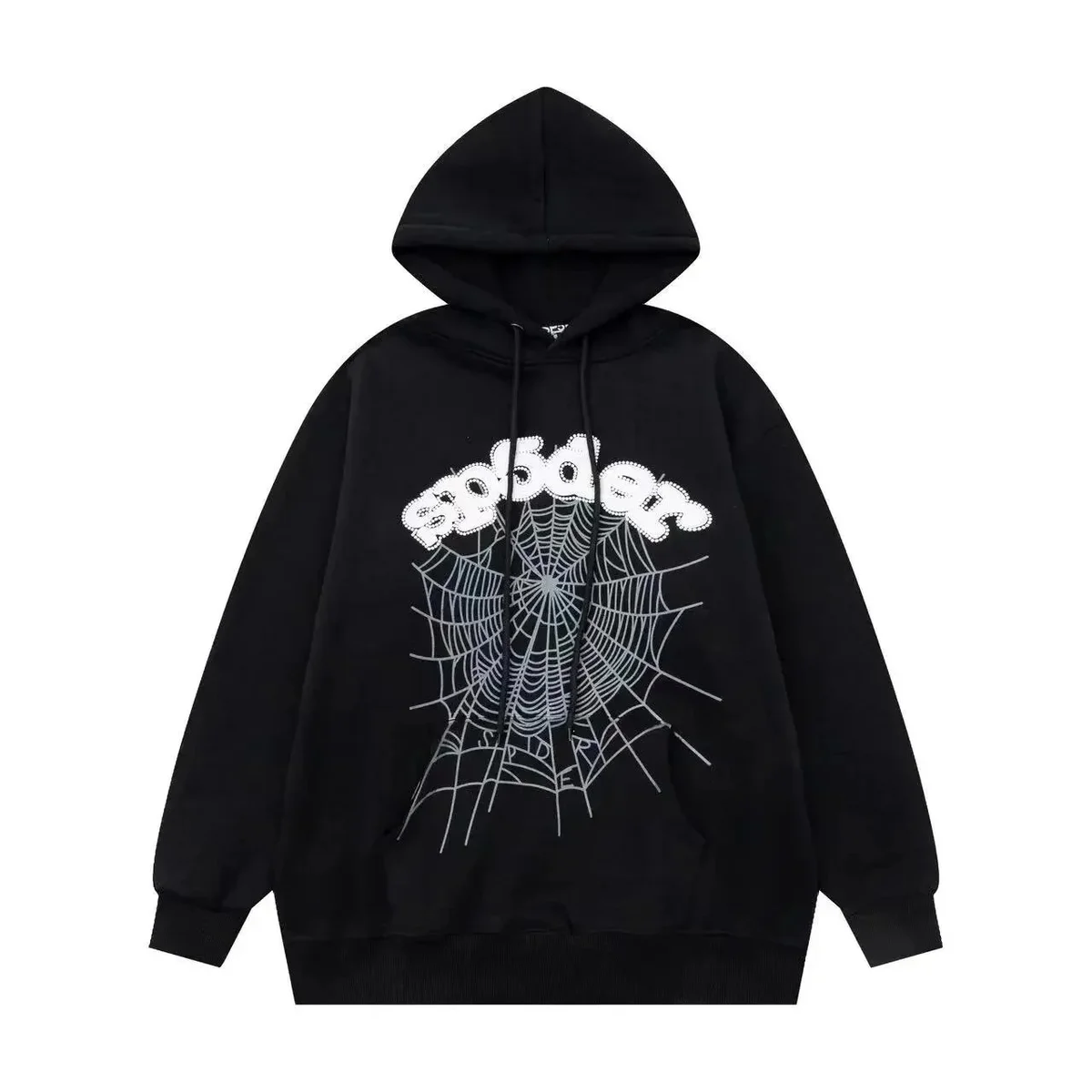 Black graphic hoodie product view